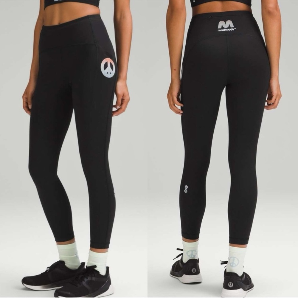 Lululemon x MadHappy Colab Black Swift Speed Tight NWT Size 4